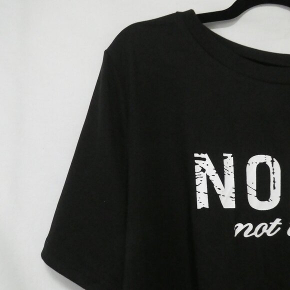 SHEIN - Curve | 2XL | Casual Black 'NOPE Not Today' Statement T-Shirt - Picture 4 of 13